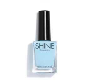 Esmalte de uñas profesional Blue Dream Azul Claro efecto gel vegano 14 free de 10 ml, secado rápido