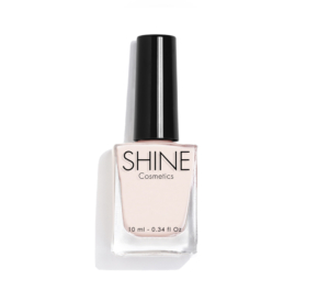 Esmalte de uñas profesional Hello Pink Rosado de Shine Cosmetics efecto gel vegano 14 free de 10 ml, secado rápido