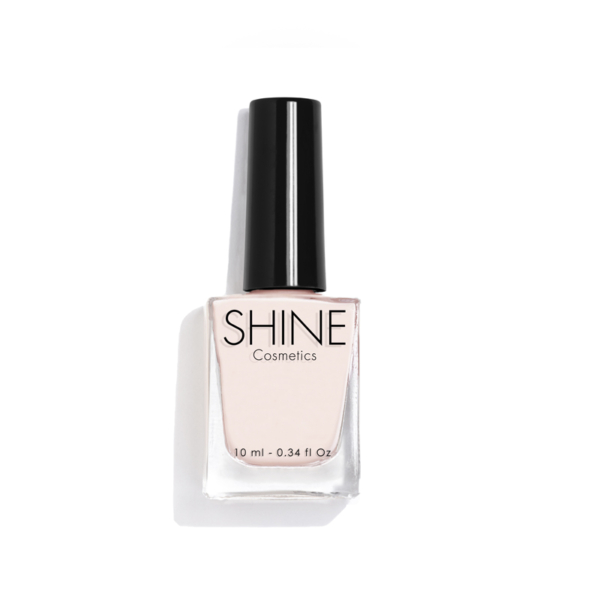 Esmalte de uñas profesional Hello Pink Rosado de Shine Cosmetics efecto gel vegano 14 free de 10 ml, secado rápido