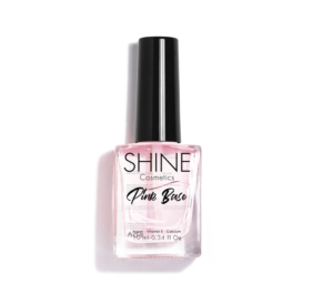 Esmalte Base tratamiento para uñas con Calcio, Argán y Vitamina E - Shine Cosmetics - Fortalece e hidrata uñas quebradizas