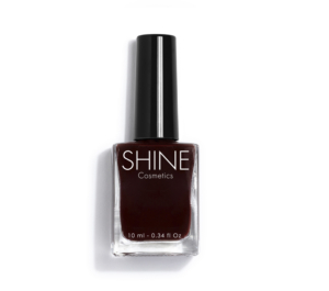 Esmalte de uñas profesional Red Blood de Shine Cosmetics efecto gel vegano 14 free de 10 ml, secado rápido