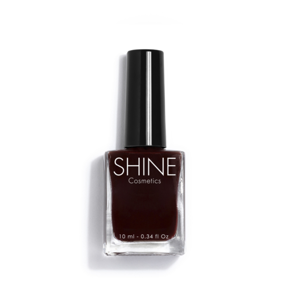 Esmalte de uñas profesional Red Blood de Shine Cosmetics efecto gel vegano 14 free de 10 ml, secado rápido