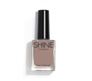 Esmalte de uñas profesional New Earth Nude de Shine Cosmetics efecto gel vegano 14 free de 10 ml, secado rápido