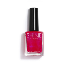 Esmalte de uñas profesional Autumn in Panjin Rojo de Shine Cosmetics efecto gel vegano 14 free de 10 ml, secado rápido