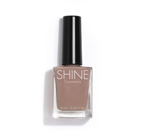 Esmalte de uñas profesional Dunes Of Sahara Nude de Shine Cosmetics efecto gel vegano 14 free de 10 ml, secado rápido