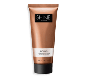 Crema Exfoliante Shine Cosmetics - 200 ml con microgránulos de jojoba y aceite de coco para piel suave