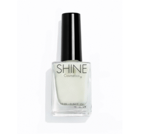 Esmalte de uñas profesional Last Breath Blanco Translucido de Shine Cosmetics efecto gel vegano 14 free de 10 ml, secado rápido