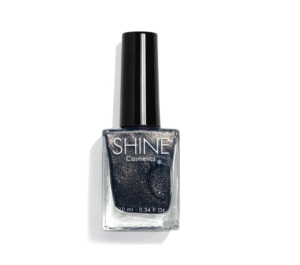 Esmalte de uñas profesional Deep Space de Shine Cosmetics efecto gel vegano 14 free de 10 ml, secado rápido